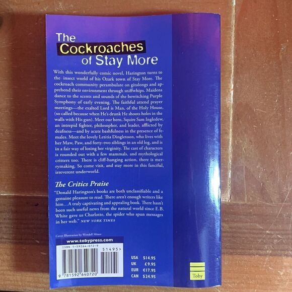 Book The Cockroaches of Stay More Paperback Harington - Picture 2 of 9